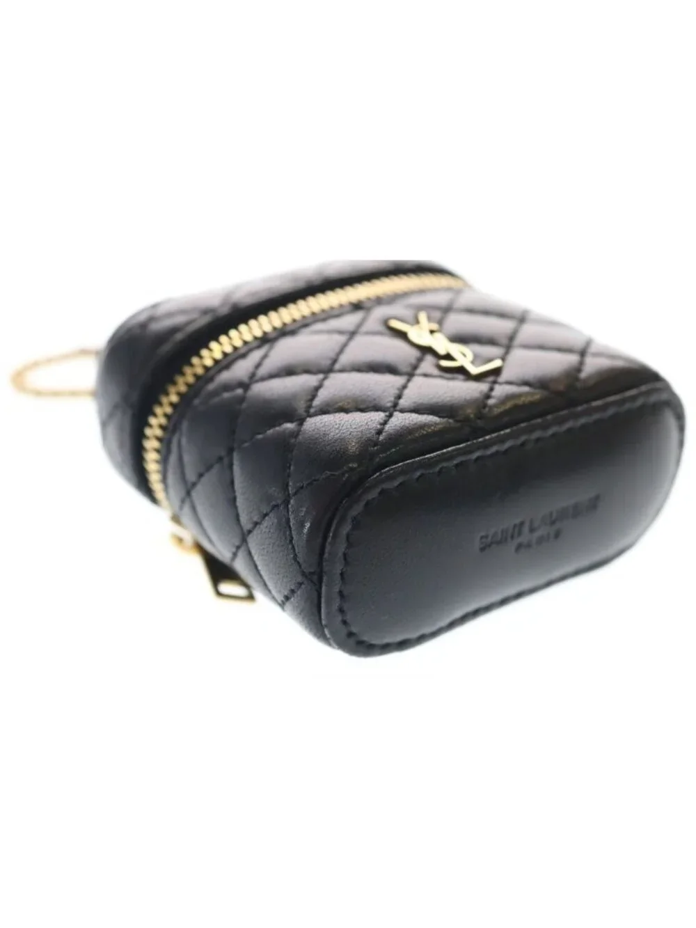 Saint Laurent Paris Micro Gabby Mini Handbag Lambskin Quilted Leather Pouch